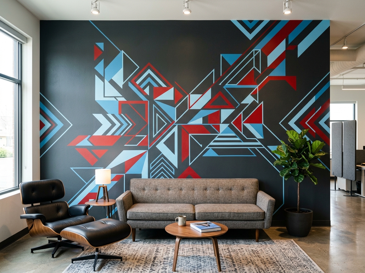 Geometric Feature Wall